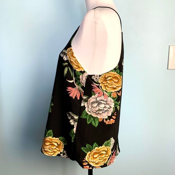 NWT Anthropologie Bishop + Young Enchanted Garden Racer Tank Size Medium - Picture 2 of 8